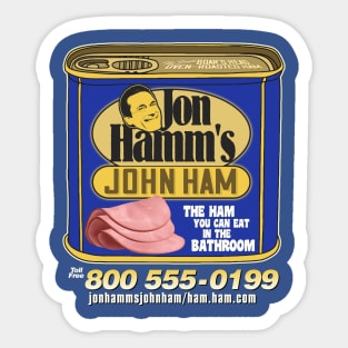 Jon Hamm's John Ham Sticker